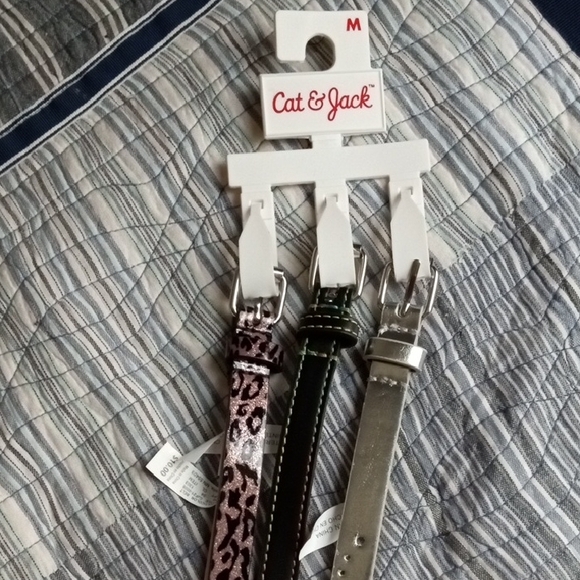 Cat & Jack Stylish Kids' Belt Trio - Picture 1 of 3